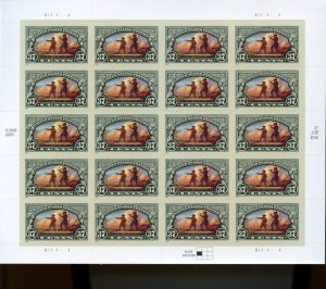 UNITED STATES SCOTT #3854 LEWIS & CLARK COMPLETE SHEET MINT NH
