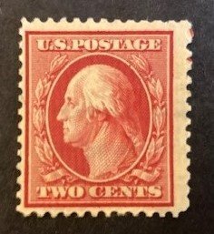 U.S. #375 Unused NG; 2c Washington