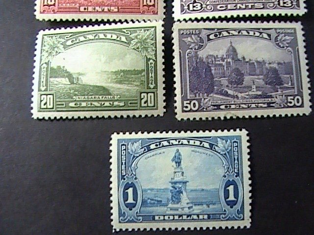 CANADA # 217-227--MINT NEVER/HINGED--**TONED GUM**--COMPLETE SET----1935