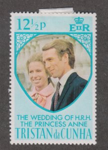 Tristan Da Cunha 190 Princess Anne's Wedding Issue 1973