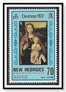 New Hebrides - British #168 Christmas MH