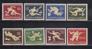 YUGOSLAVIA SC# 461-68  FVF/MOG  1956