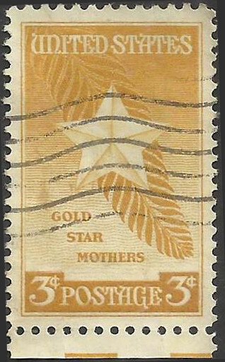 Single $.03 Cent US Postal Stamp, Gold Star Mothers, 1948, S#969