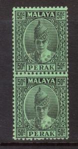 Malaya Perak #95 NH Mint Pair