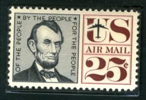 United States #C59 AIRMAIL, MINT NH WITH MOUNT - 1960 - USA570