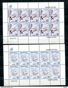 Albania 2008 Europa  CEPT 2 Mini Sheets MNH HiCV 14745