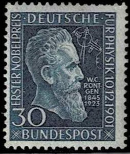 Germany 1951,Sc.#686 MNH, Wilhelm Conrad Röntgen, discoverer of X-rays