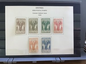 Italian Eritrea 1926 Colonial Institute Issue mounted mint   stamps R30135