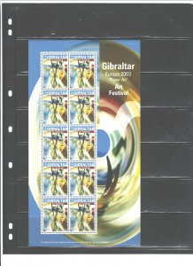 GIBRALTAR,2003 #928 -  931, MNH;  FULL SHEETS,