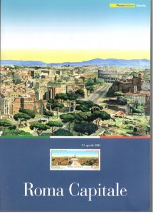 2011 Italy - Republic, Folder - Roma CapitaleI No. 260 MNH**