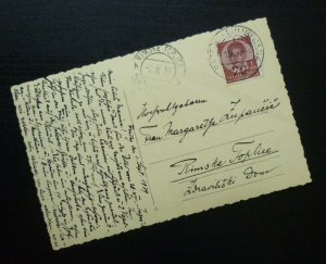 Slovenia 1939 Yugoslavia Railway TPO Cancel RATECE -LJUBLJANA RIMSKE TOPLICE B17