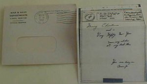 US  V MAIL  NAVY 132  WITH COVER CENSOR DEC 1943