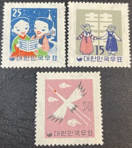 KOREA # 298-300-MINT NEVER/HINGED--COMPLETE SET--1959