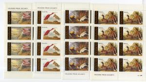 TANZANIA 306-9 MH 4 SHEETS OF 8 SCV $16.00 BIN $8.00 BIRDS