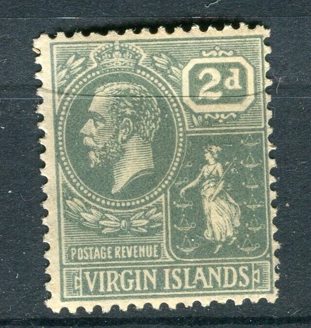 VIRGIN ISLANDS(stamp) 1920s early GV issue Mint hinged Shade of 2d. value