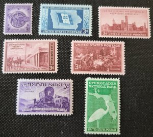 USA, 1946-47 issues, mint, SCV$2.10
