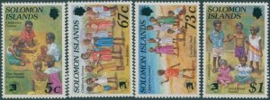 Solomon Islands 1989 SG657-660 Childrens Games set MNH