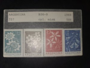 Argentina #B26-9 MNH Complete Set