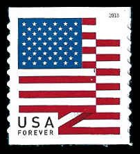 PCBstamps   US #5260 {50c}Flag, MNH, coil, AP, (2)