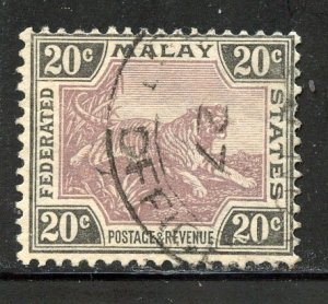 Malaya #66, Used.
