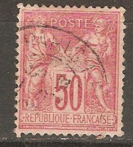 France 101 Y&T 98 Used F/VF 1890 SCV $3.25