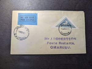 1931 Dutch SWA Airmail Internal First Flight Cover FFC Grootfontein to Omaruru