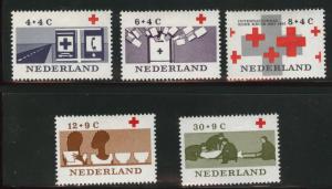 Netherlands Scott B378-382 MNH** 1963 Red Cross set 