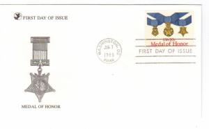 US 2045 20c Medal of Honor on FDC Reader's Digest Cachet ECV $10.00