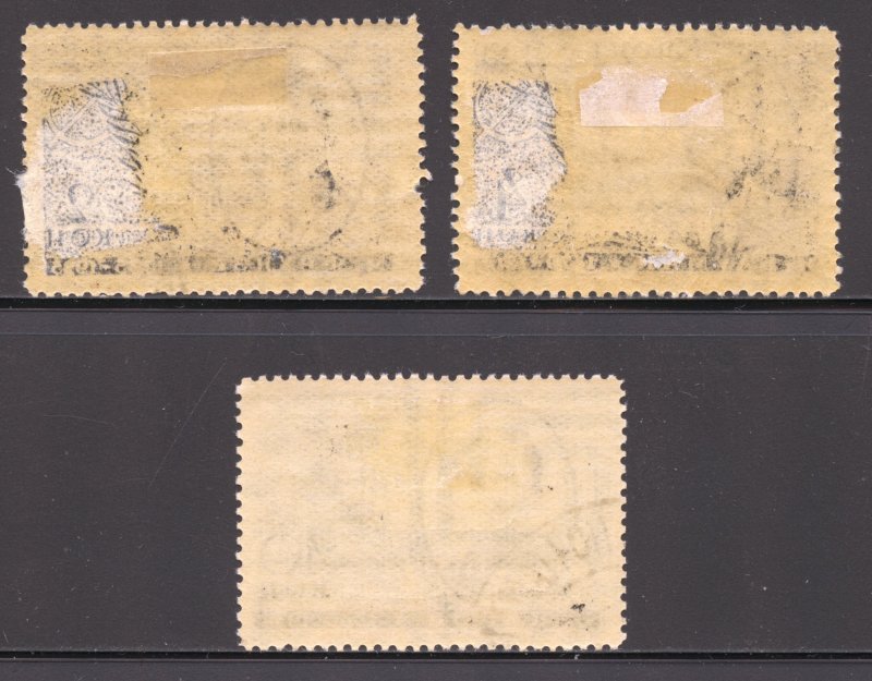 Russia Scott 580a-582a UH(CTO) - 1935 Death of Revolutionary Heroes Set, Perf 14