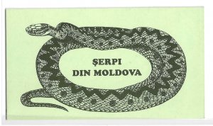 Moldova 1993 WWF Snake Booklet Sc 72-74 MNH C11