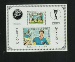 Wholesale Topical Lot. Olympics '68 & Soccer '70. Unlisted Souv. Sheet. 110.00x3