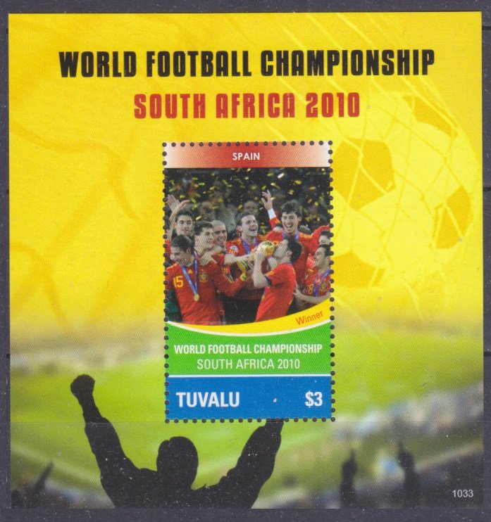 2010 Tuvalu 1617/B150 2010 FIFA World Cup in South Africa