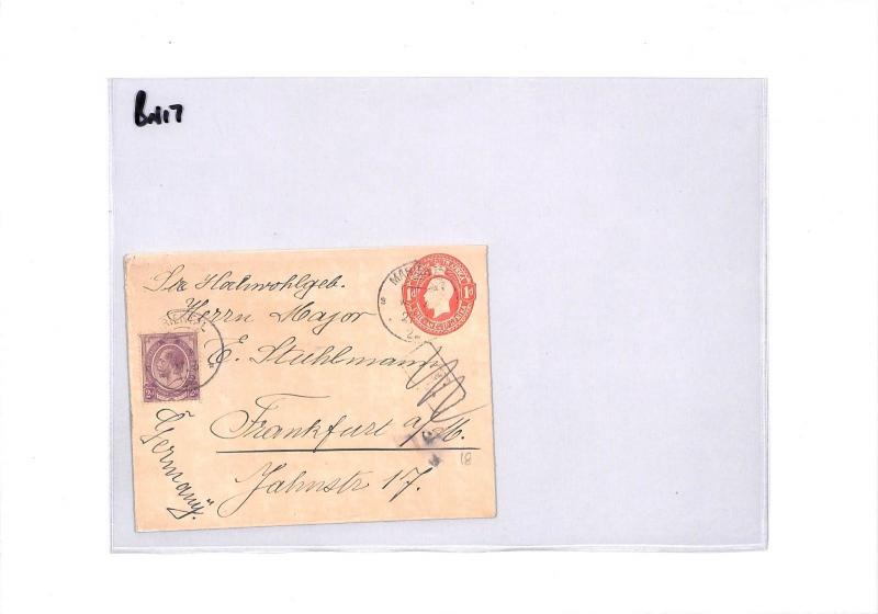 BN17 1927 SWA Namibia UNION OF SOUTH AFRICA Postal Stationery *Mariental* Cover