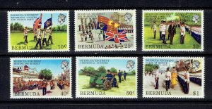 BERMUDA - 1982 BERMUDA REGIMENT - SCOTT 423 TO 428 - MNH