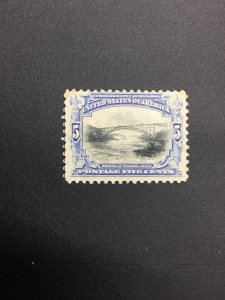 US stamp,  unused, original gum, Scott 297,  Genuine, hinged,  RARE, List h2062