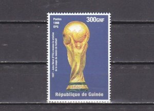 Guinea, 1998 issue. World Cup Soccer Trophy value from sheet.