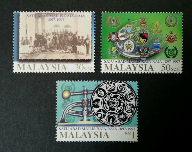 *FREE SHIP Malaysia Centenary Conference Rulers 1997 Culture Emblem (stamp) MNH