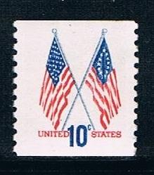 USA 1519: 10c Crossed Flags, single, MNH, F-VF