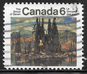 Canada 518: 6c Isles of Spruce (A. Lismer), used, F-VF
