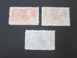 Vietnam 1951 Sc 1-3 set MNH