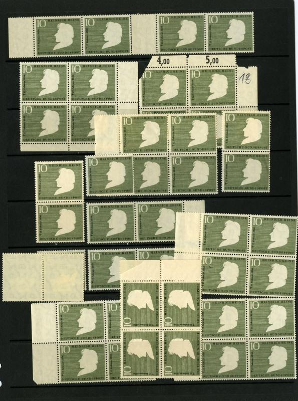 Germany Stamps # 740 XF OG NH 50 Copies Scott Value $137.50