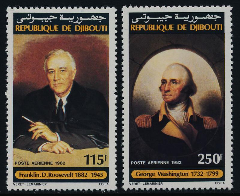 Djibouti C170-1 MNH Franklin Roosevelt, George Washington