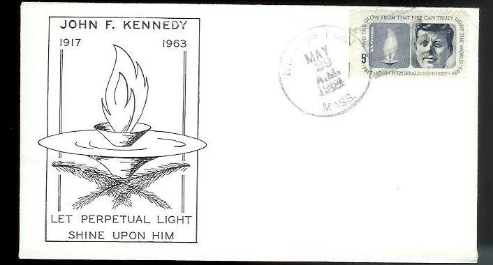 UNITED STATES FDC 5¢ Kennedy 1964 ABC Unofficial