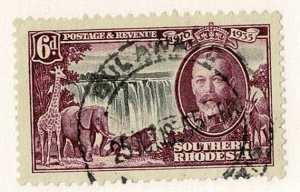 Southern Rhodesia #36 U 6d KGV