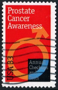 SC#3315 33¢ Prostate Cancer Awareness Single (1999) Used