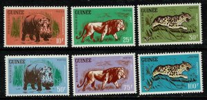 Guinea #248-53 MH animals