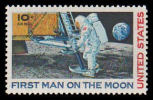 PCBstamps   US C76 10c Man on the Moon, MNH, (6)