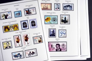 COLOR PRINTED SLOVAKIA 1939-2010 + 2011-2020 STAMP ALBUM PAGES (136 ill. pages)