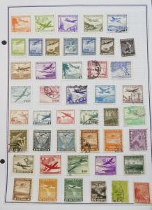 EDW1949SELL : CHILE Collection of 169 different on album pages. Scott Cat $170.