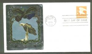 1743 A RATE FDC MEMPHIS, TN ROSS SILVER FOIL CACHET #123 of 500